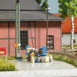 Busch 79910 - H0 - Action-Set: Bahnsteigkarre